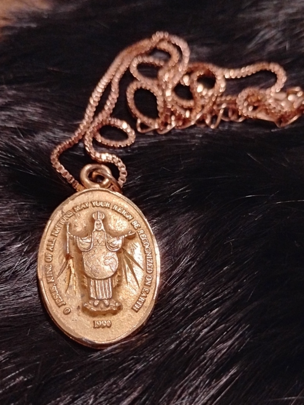 Jesus And Micheal Medallion